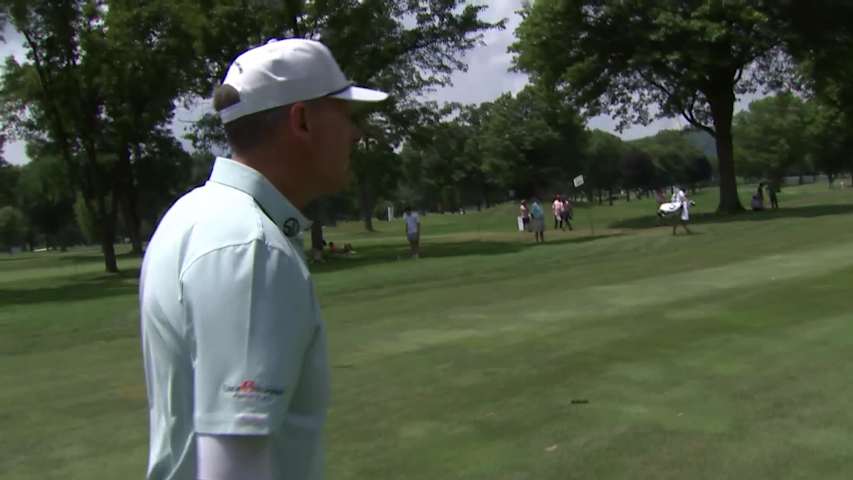 Jason Caron makes birdie on No. 12 at DICK'S Open