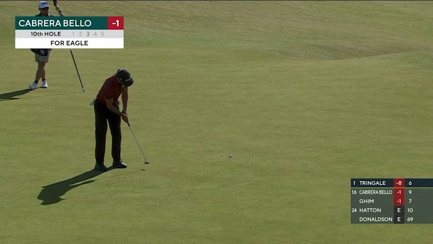 Rafa Cabrera Bello makes 11-foot eagle putt at Genesis Scottish Open