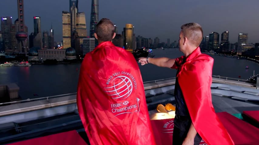 Dustin Johnson drives into the Shanghai night 