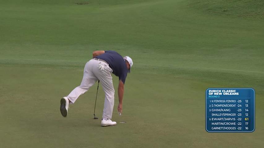 Horschel/Hoge makes birdie on No. 13 at Zurich Classic