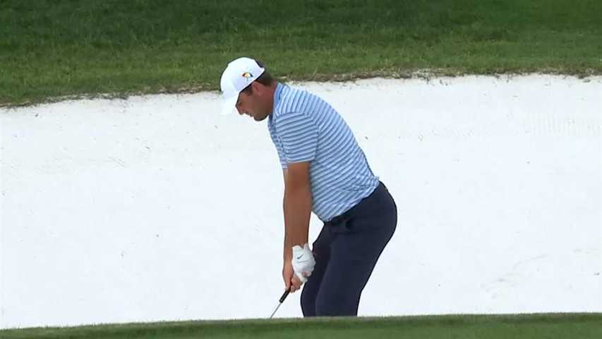 Scottie Scheffler’s hole-out bunker shot at Arnold Palmer