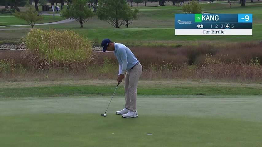 Jeffrey Kang makes birdie on No. 4 at Nationwide Children's