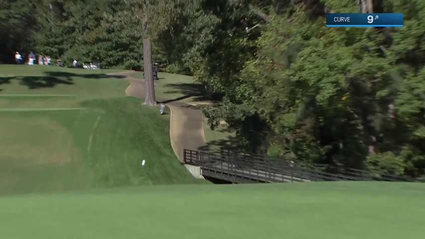 Thomas Bjørn makes birdie on No. 14 at Dominion Energy Charity Classic