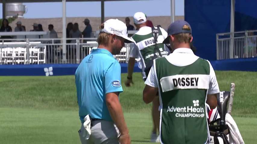 Cooper Dossey makes birdie on No. 18 at AdventHealth