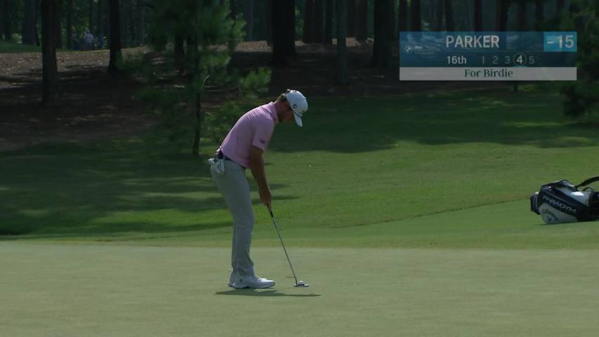 Chase Parker makes birdie at BMW Charity Pro-Am
