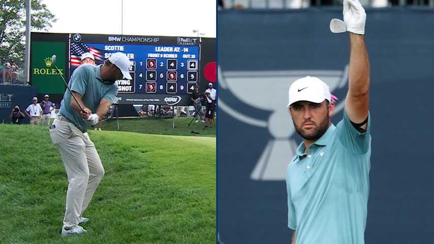 Scottie Scheffler’s best chip-ins of his career