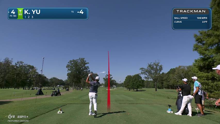 Kevin Yu hits 185-yard tee shot to 6 feet, sets up fifth birdie at Sanderson Farms