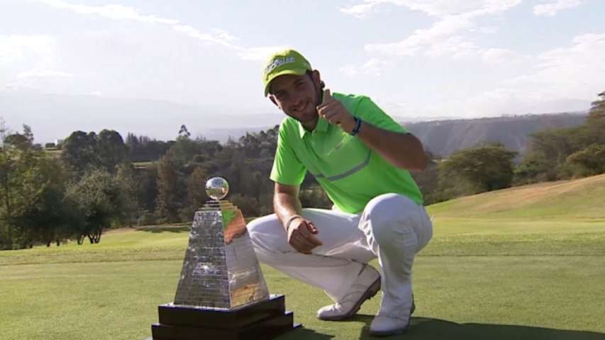 Matias Simaski captures the win at the Copa Diners Club Mitad del Mundo Final