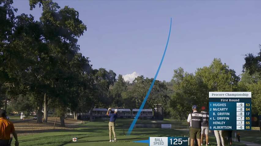 Eric Cole hits 175-yard tee shot to 6 feet, sets up birdie on No. 17 at Procore