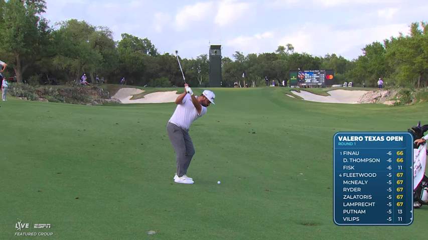 J.J. Spaun hits 128-yard approach to 17 feet, sets up birdie on No. 12 at Valero