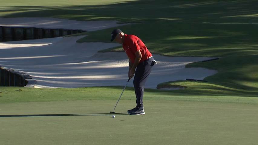 Tom Lehman cards birdie at SAS Champ