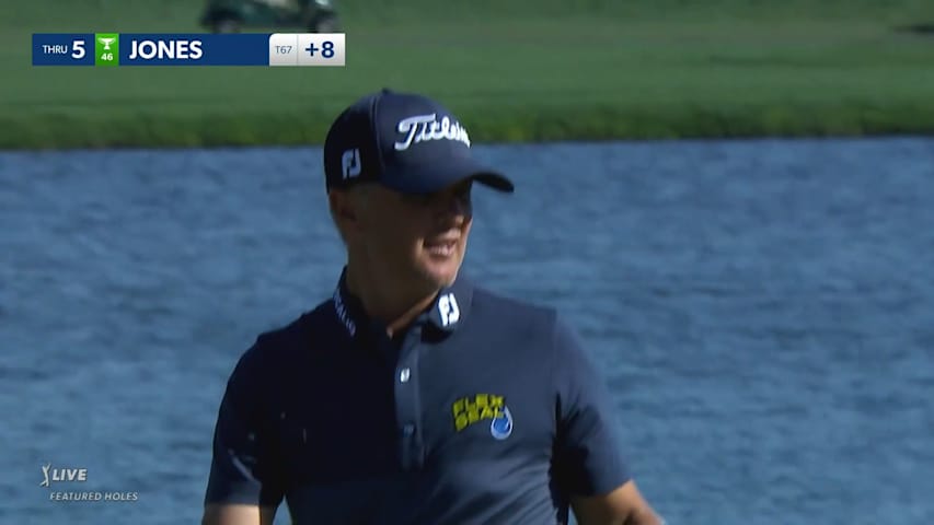Matt Jones sinks 22-footer for birdie at Arnold Palmer