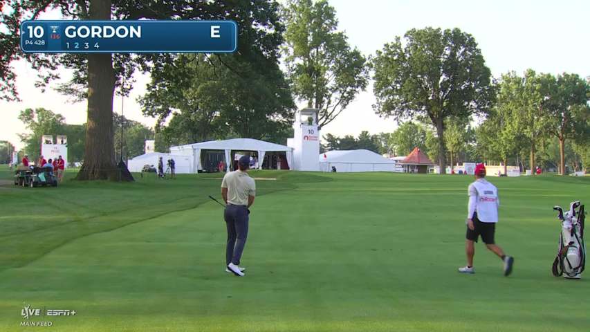 Will Gordon makes birdie on No. 10 at Rocket Classic