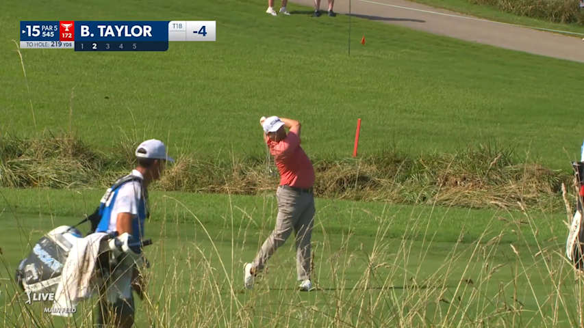 Ben Taylor fires eagle putt at Wyndham