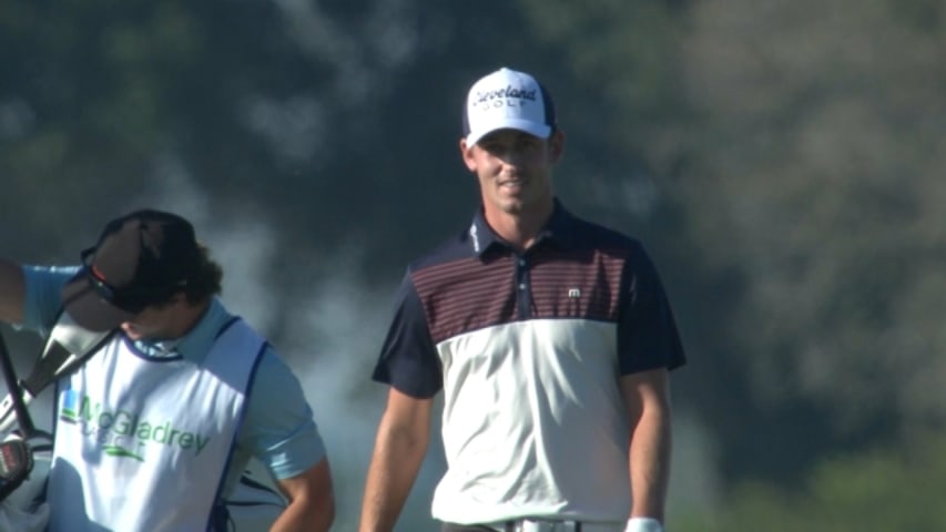 Andrew Putnam’s approach shot yields birdie at McGladrey