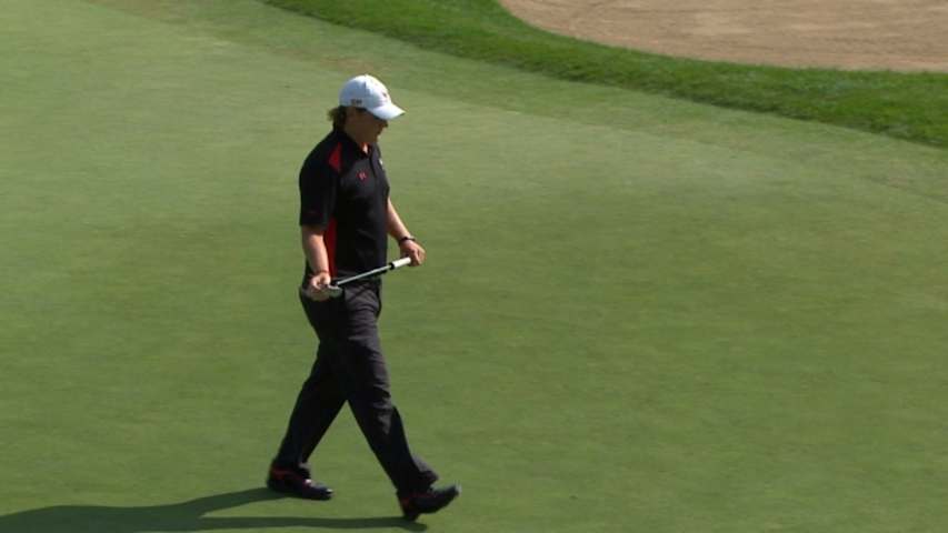 Chris Hemmerich converts his 25-foot putt for birdie at RBC Canadian