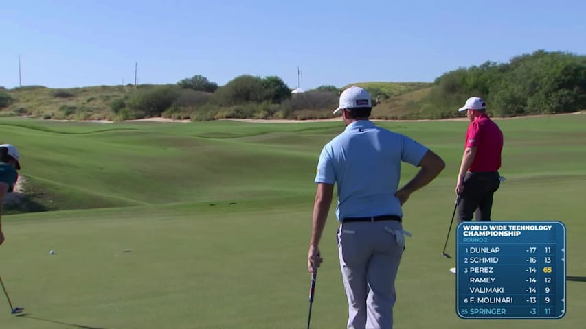 Hayden Springer makes birdie on No. 12 at World Wide Technology