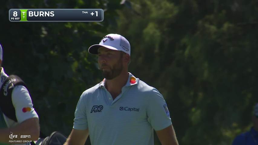 Sam Burns reaches par-5 No. 8 in two, makes birdie at BMW Championship