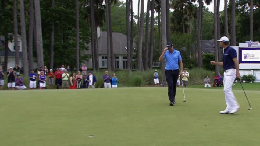 Crawford birdies No. 18 in Round 3 of Web.com Tour Championship