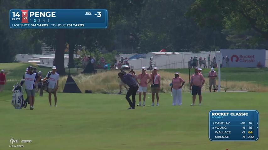 Marco Penge reaches par-5 No. 14 in two, makes birdie at Rocket Classic