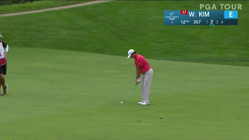 Whee Kim eagles No. 12 in Round 1 at Korn Ferry Tour Champ