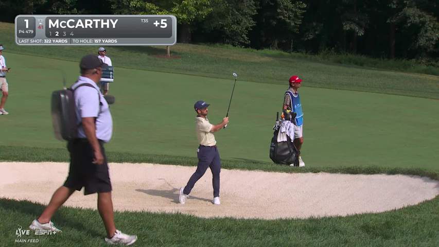 Denny McCarthy makes birdie on No. 1 at BMW Championship