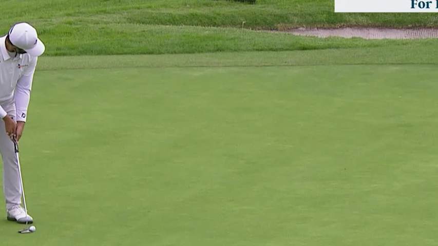 Whee Kim holes 17-foot birdie putt on No. 4 at Genesis Open