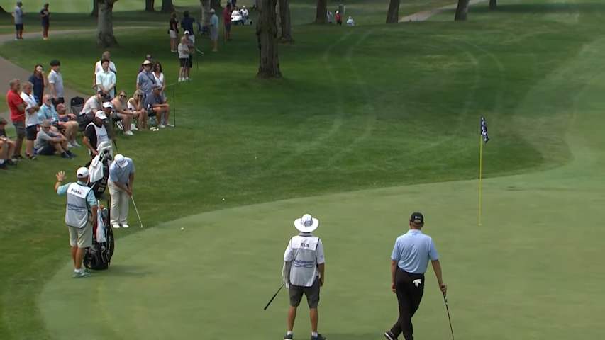 Scott Parel drains birdie at Kaulig Co. Championship