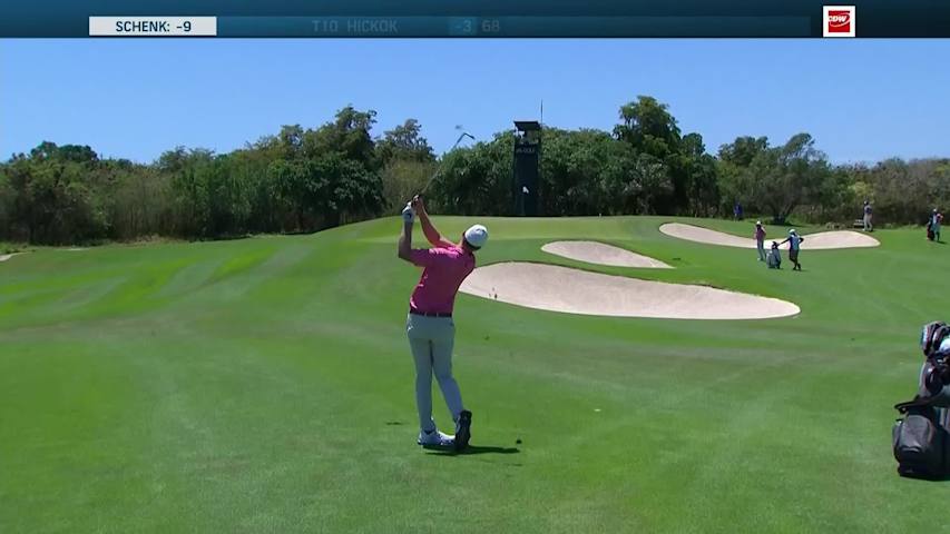 Vaughn Taylor wedges it tight to set up birdie at Corales Puntacana