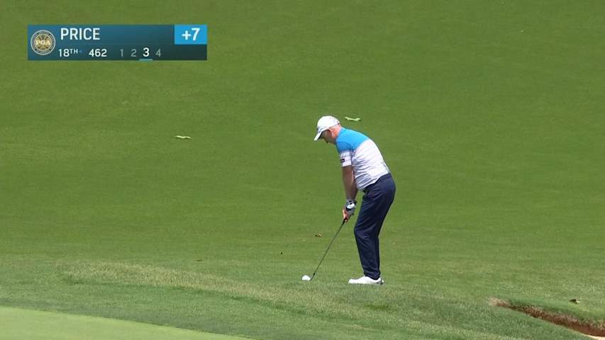Phillip Price chips in for birdie at the KitchenAid Senior PGA