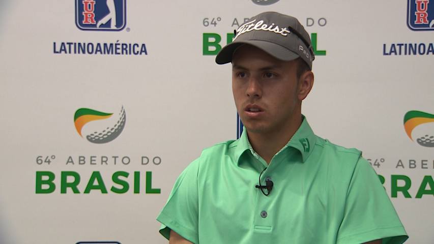 Entrevista con Marcos Montenegro tras Ronda 1 del 64º Aberto do Brasil