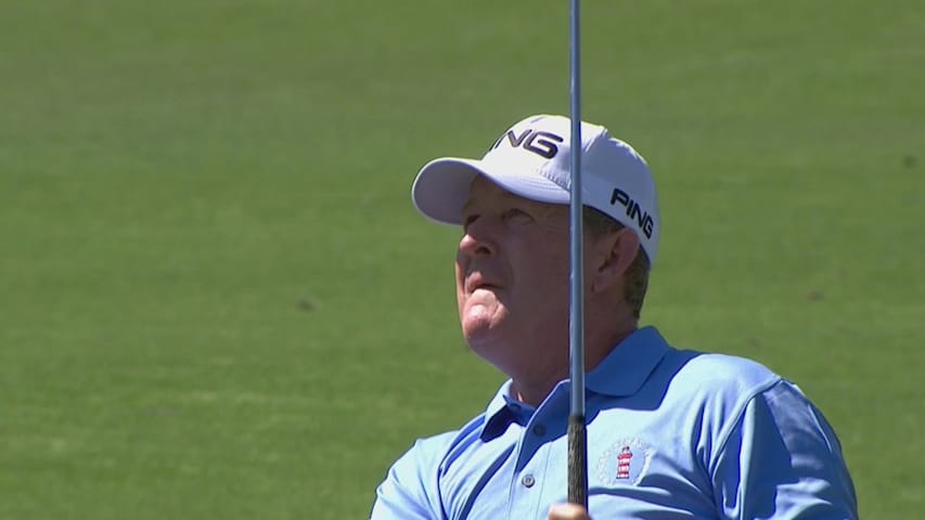 Jeff Maggert stops his approach on a dime at Tucson Conquistadores