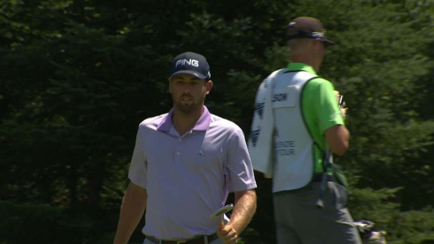 Blake Olson leads by one at Staal Open