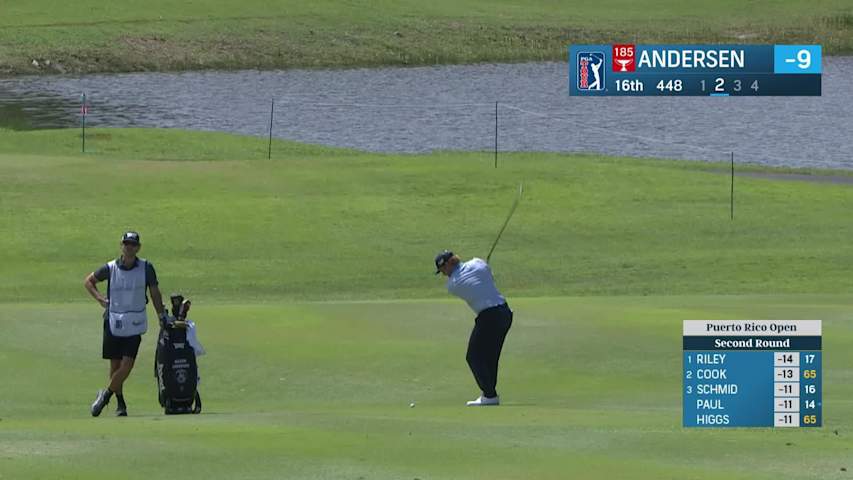 Mason Andersen draws second tight to set up birdie at Puerto Rico