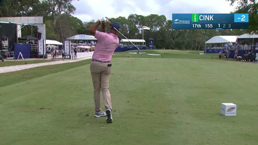 Stewart Cink makes birdie on par 3 at Constellation FURYK & FRIENDS