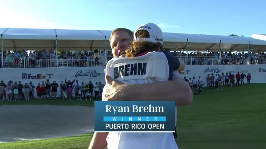 Ryan Brehm closes with par to secure first win at Puerto Rico