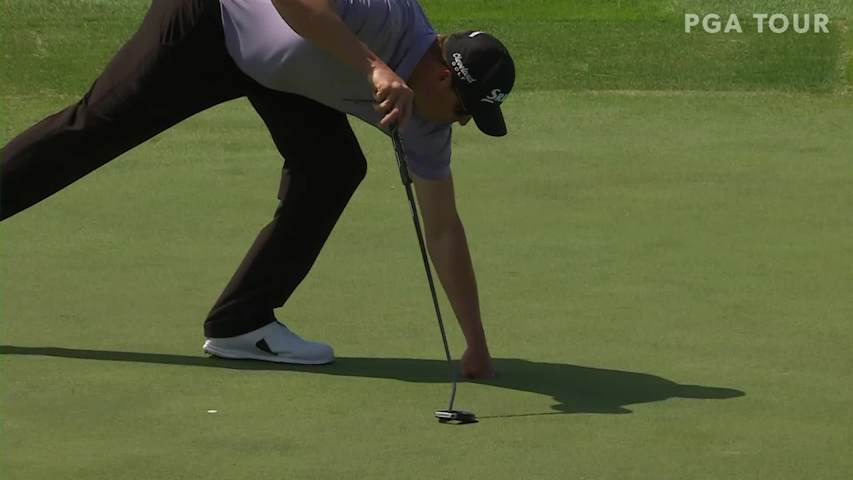 Charlie Beljan sinks 11-footer for birdie at AT&T Byron Nelson