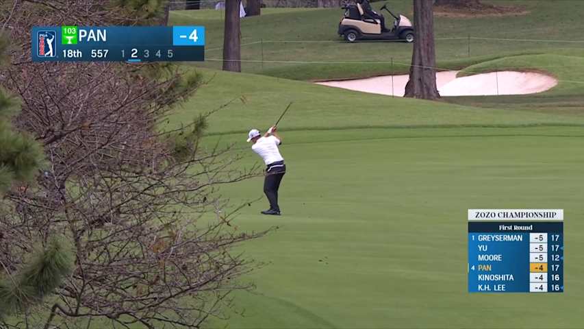 C.T. Pan reaches in two to set up birdie at ZOZO CHAMPIONSHIP