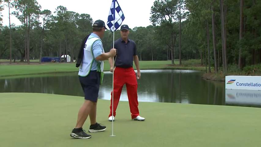 Bob Estes makes bounce-back birdie on No. 15 at FURYK & FRIENDS