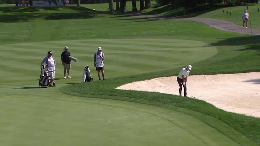 Richard Green makes birdie on No. 15 at Kaulig Companies Championship