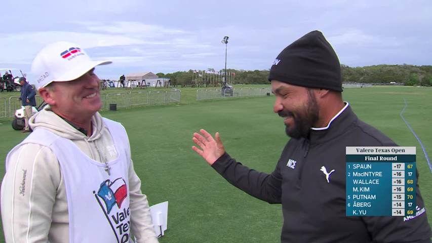 J.J. Spaun seals third win with 72nd-hole par, Robert MacIntyre miss at Valero