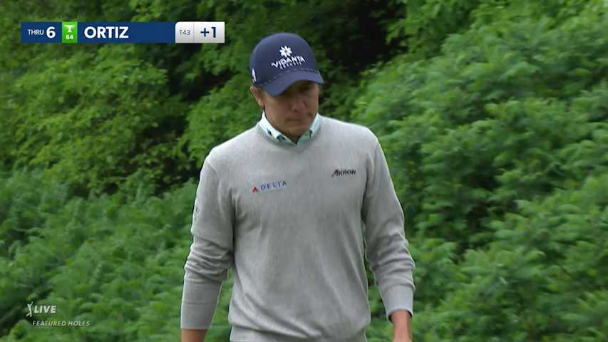 Carlos Ortiz makes birdie on No. 6 at RBC Canadian