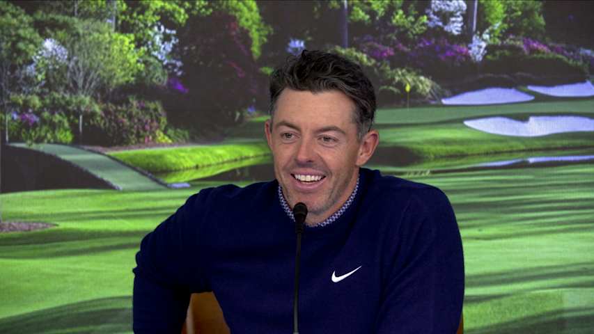 Rory McIlroy on embracing first-tee nerves in first round of Masters