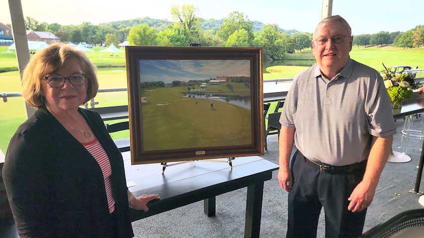 Grayson Murray's parents Eric and Terry deliver memorial words at Simmons Bank Open
