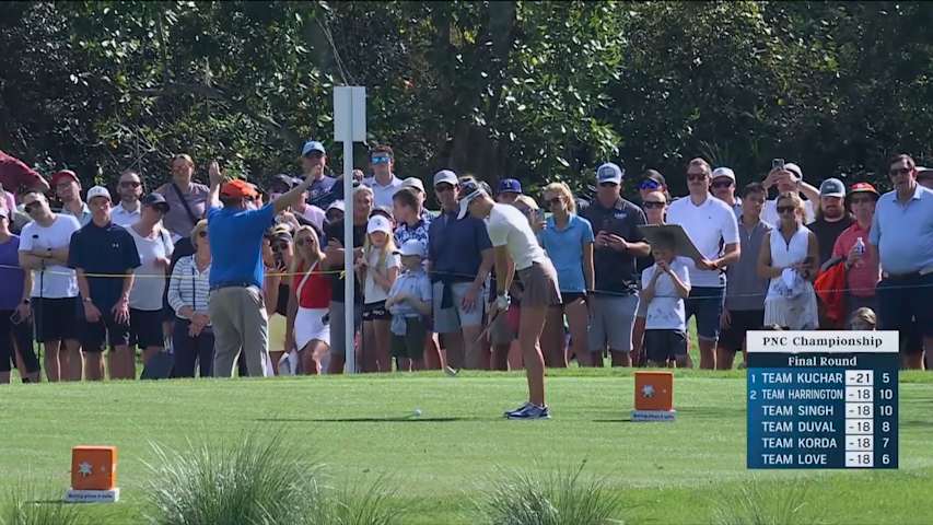 Nelly Korda throws dart at PNC Championship