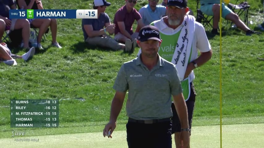 Brian Harman hits it tight to set up birdie at Valspar