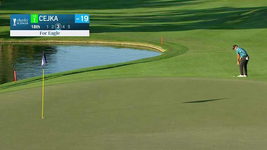 Alex Cejka makes birdie at Charles Schwab