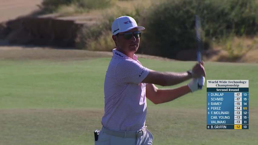 Ben Griffin makes birdie on No. 14 at World Wide Technology