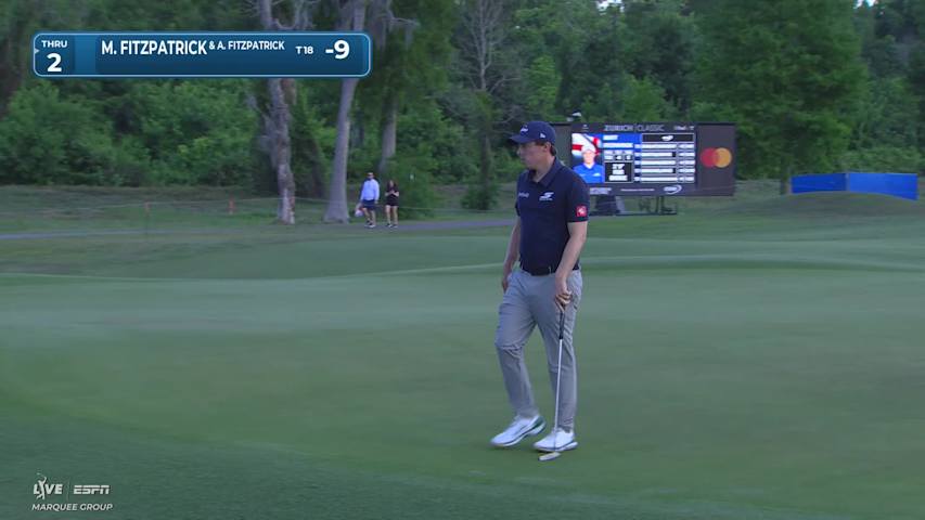 Alex Fitzpatrick/Matt Fitzpatrick makes birdie on No. 11 at Zurich Classic