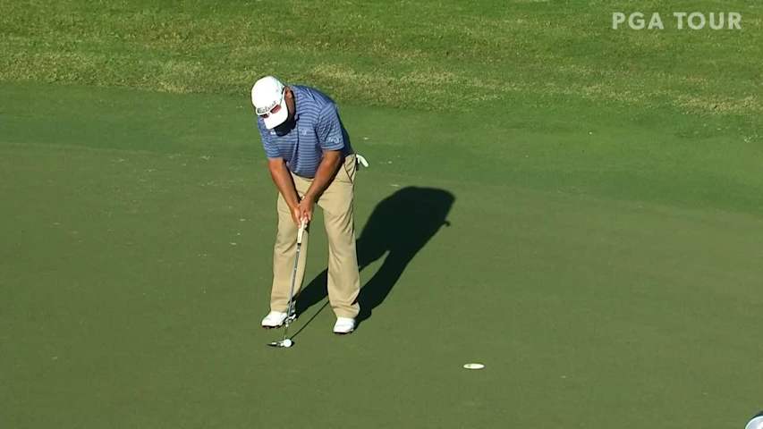 Scott Parel makes birdie on No. 17 at SAS Championship